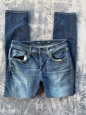 BKE Jake Straight Leg Men's Jeans - Dark Wash, 36x34